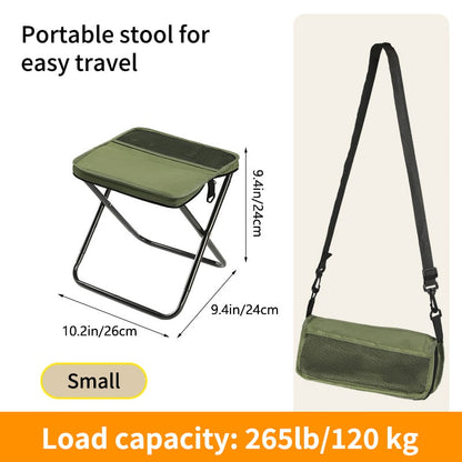 📢📢50 % Rabatt!!!✨ Ultraleichter Klapphocker – trägt bis zu 120 kg