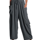 💃 50% Rabatt🔥Freizeithose aus Leinen mit weitem Bein für Damen👖