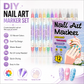 ✨ JETZT 50 % RABATT! !✨💅 24-farbige Nagelkunststifte mit zwei Spitzen – Einfache DIY-Nageldesigns