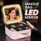 50% RABATT! ✨ Tragbare Kosmetiktasche mit LED-Spiegel – Beleuchtet, kompakt & vielseitig – Perfekt für makelloses Make-up unterwegs 💄