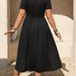 👗 50 % RABATT AKTUELL GÜLTIG! ✨ Figurfreundliches Damen Großgrößen-Kleid – Empire-Schnitt, atmungsaktives Material und vielseitig kombinierbar für warme Tage 🌸
