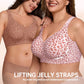 👙🐆 50% RABATT! Damen Bügelfreier BH mit Leopardenmuster – 3D-Halt, Memory-Foam & Formgebung | M–5XL ✨