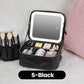 50% RABATT! ✨ Tragbare Kosmetiktasche mit LED-Spiegel – Beleuchtet, kompakt & vielseitig – Perfekt für makelloses Make-up unterwegs 💄