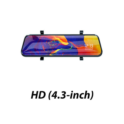 Rückspiegel-Dashcam 10 Zoll 1080P - Duale Kameras, Nachtsicht & 24/7-Parkmöberwachung | Loop-Aufnahme, G-Sensor, Inkl. 64GB