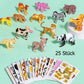 🧩 KAUF 3 ERHALT 4! ✨ 3D-CARTOON-PUZZLE - 57 Teile mit Leuchtfarben, Förderung von Kreativität und räumlichem Denken bei Kindern ab 4 Jahren 🎨👧