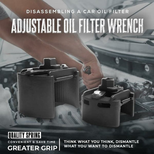 🔥🛠️ 50% RABATT! Verstellbarer Ölfilterschlüssel – starker Halt | zeitsparend | langlebiges Federdesign. Werksatt-Must-have. 🚗💥