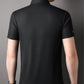 【🔥Für kurze Zeit: 50 % Rabatt】👕Herren Slim-Fit T-Shirt mit kurzen Ärmeln, Knopfleiste und Hemdkragen
