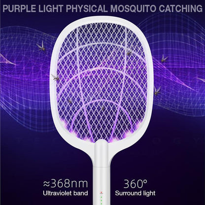 🚫🦟2-in-1 elektrische Fliegenklatsche und Mückenschutzlampe für die Nacht