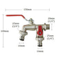 🔥 BLITZANGEBOT: 50 % RABATT! ⚙️ Universeller Gartenwasserhahn aus Edelstahl mit zwei Ausläufen – separate Ventile, besonders robust und einfach zu installieren 🚰