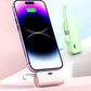 ✨Tragbare Powerbank mit hoher Kapazität und integrierten Kabeln