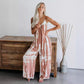 Damenmode Spaghettiträger-Jumpsuit mit Print