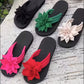 Damen-Flip-Flops mit Blumen