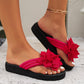 Damen-Flip-Flops mit Blumen