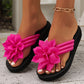 Damen-Flip-Flops mit Blumen