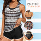 🏖️ 50% RABATT! 3-teiliges Tankini-Set mit Print – Bequem & modisch für Strand & Pool!