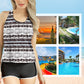 🏖️ 50% RABATT! 3-teiliges Tankini-Set mit Print – Bequem & modisch für Strand & Pool!