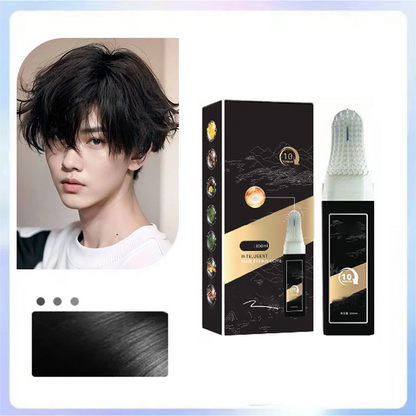 🔥Tragbarer, sicherer Haarfärbekamm & Shampoo