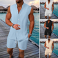 Herren Sommer-Zweiteiler ☀️ Ärmelloses Top & Shorts Set für Freizeit
