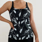 Zweiteiliges Damen-Tankini-Set mit Print
