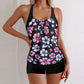 Zweiteiliges Damen-Tankini-Set mit Print