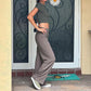 🎁 Zeitlich begrenztes Sonderangebot: 50 % Rabatt 💞Stretch-Yoga-Loungehose mit weitem Bein und Taschen für Damen