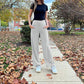 🎁 Zeitlich begrenztes Sonderangebot: 50 % Rabatt 💞Stretch-Yoga-Loungehose mit weitem Bein und Taschen für Damen