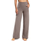 🎁 Zeitlich begrenztes Sonderangebot: 50 % Rabatt 💞Stretch-Yoga-Loungehose mit weitem Bein und Taschen für Damen