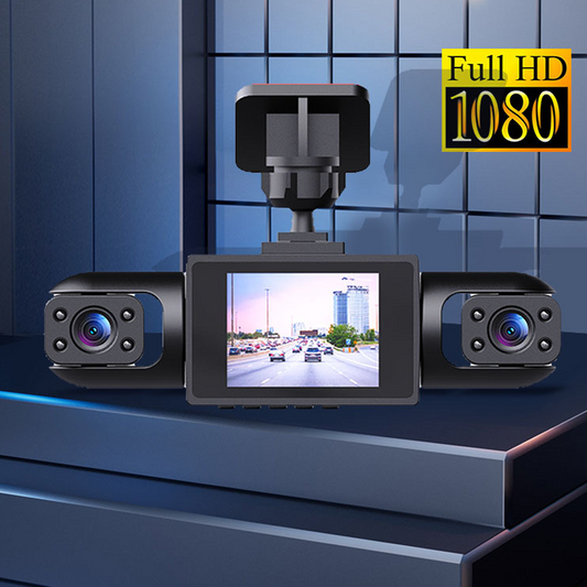 📢📢 50% RABATT JETZT + KOSTENLOSER VERSAND!⏰📹 Auto-Dashcam mit 4 Kameras und 360°-Rundumsicht – Volle Abdeckung, Nachtsicht & Loop-Aufnahme ⚡