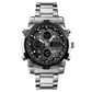 ⏰ Wasserdichte Analog-Digital-Militäruhr für Herren – 48 mm, multifunktional & Armband aus Edelstahl! 🕰️💪