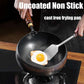 🔥🔥50 % Rabatt 🍳✨Alteisen Wok – Robuster Gusseisenbräter mit Deckel für Braten & Kochen👩‍🍳🍲