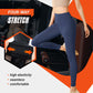 Leggings de treino modeladoras com cintura alta e efeito liso na barriga