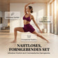 🌞Frühlingserwachen: 50% Rabatt!💜Damen Nahtloses Yoga Set – Neckholder-Top & Hoher Bund Shorts, Formgebend & Hohe Elastizität für Fitness & Yog