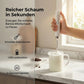 🥛⚡ Elektrischer Milchaufschäumer Set, kabellos & wiederaufladbar mit 3 Rührbesen 🍶✨ – für perfekten Milchschaum, heiße Schokolade & Ei-Schaum – schnell & vielseitig
