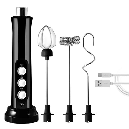 🥛⚡ Elektrischer Milchaufschäumer Set, kabellos & wiederaufladbar mit 3 Rührbesen 🍶✨ – für perfekten Milchschaum, heiße Schokolade & Ei-Schaum – schnell & vielseitig