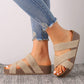 🌞✨Vegane Plateau-Sandalen mit California-Cool – Vegan Society registriert, Weich Gepolstert & Bequem