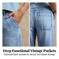 👖 LIMITED-TIME 50% RABATT! ✨ Damen-Jeans – Hohe Taille, Verkürzt, Weit ✨