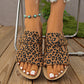 🐆 👡 Leopardenmuster Platform Slipper mit Schnalle – Bequeme Plateau-Sohle, auffälliges Design & perfekt für Zuhause und Freizeit ✨