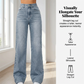 ✨ LIMITED-TIME 50% RABATT! | Damenjeans mit hoher Taille und geradem Bein👖