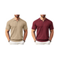 🌬️ Das „atmungsaktive“ Strickoberteil – Herren Reißverschluss-Poloshirt mit Rippenstrick | Perfekt für Büro & Freizeit 🏢➡️🌿