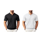🌬️ Das „atmungsaktive“ Strickoberteil – Herren Reißverschluss-Poloshirt mit Rippenstrick | Perfekt für Büro & Freizeit 🏢➡️🌿