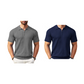 🌬️ Das „atmungsaktive“ Strickoberteil – Herren Reißverschluss-Poloshirt mit Rippenstrick | Perfekt für Büro & Freizeit 🏢➡️🌿