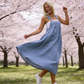 👗 JETZT 50 % RABATT! 🌸Ein locker sitzendes, federleichtes Kleid ☁️ Leicht, atmungsaktiv und nicht stickig 🌬️ Mit versteckter, großer Tasche 📱