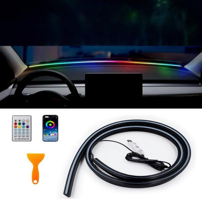 Kit de Tiras de Luces LED RGB para Tablero de Auto