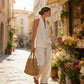 👚 50% RABATT! 🔥 Zweiteiliges Damen-Set mit Neckholder-Ausschnitt – Fließender Stoff, Leichte Passform & Perfekt Für Einen Eleganter Sommerlook 💃