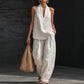 👚 50% RABATT! 🔥 Zweiteiliges Damen-Set mit Neckholder-Ausschnitt – Fließender Stoff, Leichte Passform & Perfekt Für Einen Eleganter Sommerlook 💃