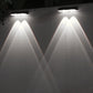 📢📢50 % Rabatt!! ⏰Solar-Wandleuchte für Garten & Terrasse – 3-in-1 Farbtemperatur einstellbar – dekorativ für Zaun, Mauer & Außenbereich🌞💡