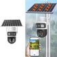 📹 50% RABATT! ☀️ Solarbetriebene Überwachungskamera mit Akku – Dual-Objektiv, 3-Geteiltes Bild & HD-Nachtsicht, Per App Steuerbar Für Maximale Sicherheit 🔭