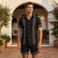 👕 50% RABATT! 🌸 2026 Herren-Set aus Kurzarmhemd & Shorts mit Blumenmuster – Leichter Stoff, Lässiger Schnitt & Perfekt Für Warme Sommertage ☀️