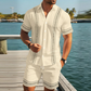 👕 50% RABATT! 🌸 2026 Herren-Set aus Kurzarmhemd & Shorts mit Blumenmuster – Leichter Stoff, Lässiger Schnitt & Perfekt Für Warme Sommertage ☀️