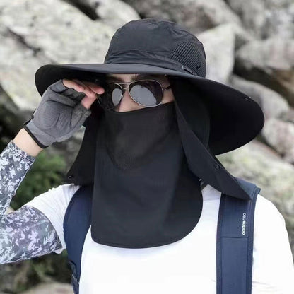 🛡️ 50% RABATT! Outdoor Sonnenhut mit UPF50+ & Gesichtsschutz – Nie mehr Sonnenbrand beim Wandern! 🥾